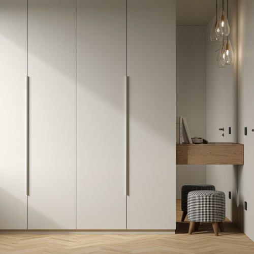 Ручка меб. накладная алюм. INSIDE 3500 белый матовый, AKS_6