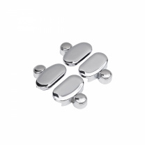 Крепление зеркала мет. АJ62 хром (1 компл. = 4 шт.) AKS фотография