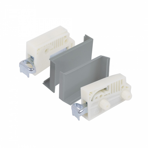 Навес кухонный регулируемый ABS на втулках левый+правый + серые заглушки PRIME by AKS_1