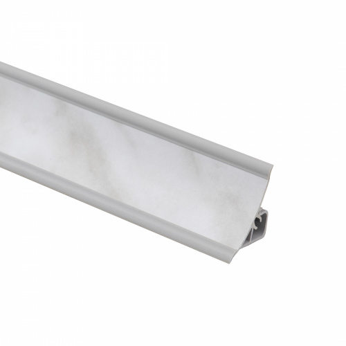 Плинтус ПВХ к столешнику LР мрамор каррара (89) EL-MECH-PLAST (1шт=3м.п.)_1