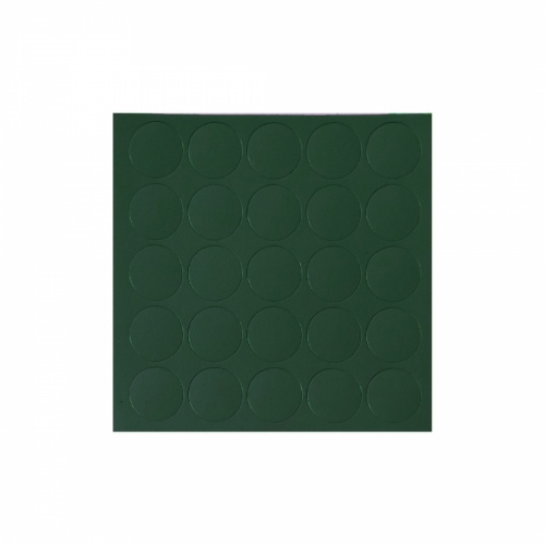 Заглушка самоприлипающая к эксцентрику зеленый лес (20299) FOLMAG (лист-28шт.)_1
