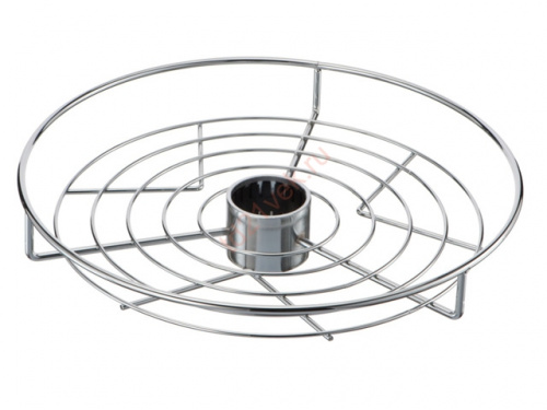 Корзина на трубу d50 центральная d350, хром AKS_1