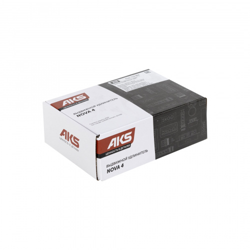 Выдвижной удлинитель Nova 4, 1 розетка, USB A + USB C, белый AKS_4