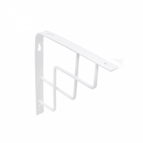 Полкодержатель мет. QUADRO 200*200*20*3, белый AKS фотография