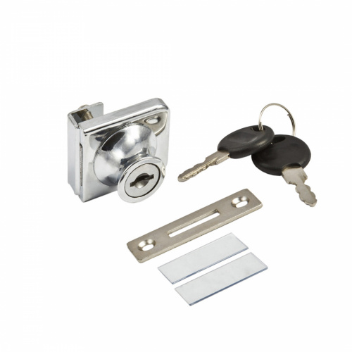 Замок для стеклянной распашной двери механический 407 AKS_1