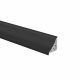 Плинтус ПВХ для столешницы черный (M 012) AKS (1шт=3м.п.)_preview_1