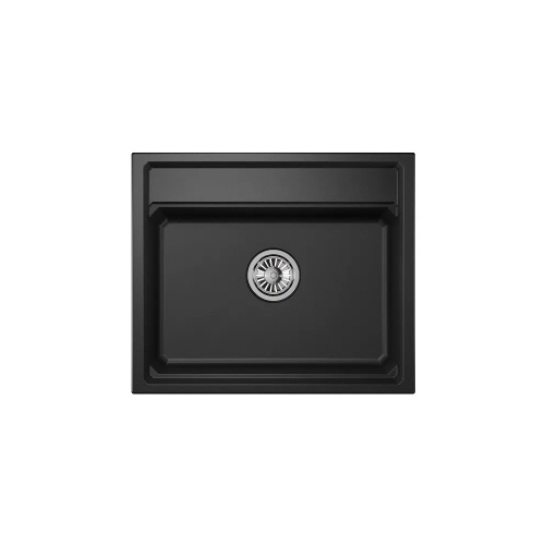 Мойка кварц, прямоугольная, KS-6003, 600*510мм, черный металлик, на столешницу, Granula_3