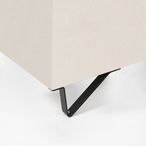 Опора меб. мет. KARIDA h100 черный AKS_5