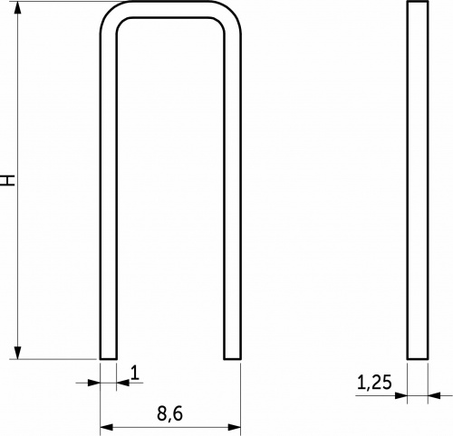 Скоба Н-30 1 уп=26,600 шт _2