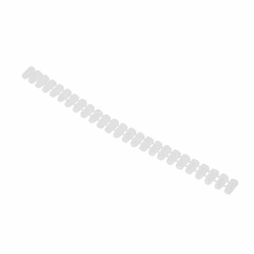 Втулка под саморез на полосе 5*10, пластик, белая (уп/1тыс.шт) AKS_1