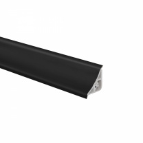 Плинтус ПВХ для столешницы черный глянец (M 057) AKS (1шт=3м.п.) фотография