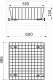 Выдвижная корзина для белья 600 (555*485*150) б/н, белый WIEXPOL_preview_1