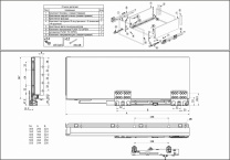 Система ящиков Slimbox Evolution L-350 H=167 белый PUSH TO OPEN ДСП16мм фотография