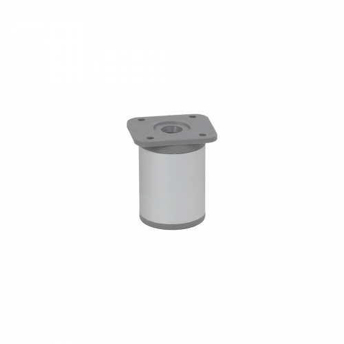 Опора меб. алюм. DAP-77 h60 с регул. алюминий AKS_1