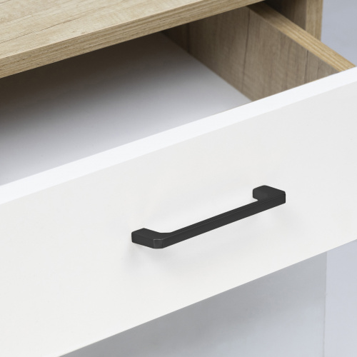 Ручка меб. скоба мет. VULKAN 128 черный матовый, AKS_7