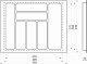 Лоток для столовых приборов 600 BASIC 540*430, белый AKS_preview_1