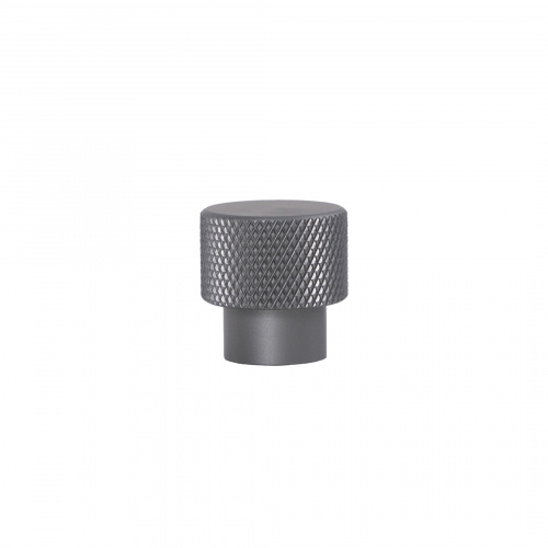 Ручка меб. кнопка мет. FLUID графит, AKS_4