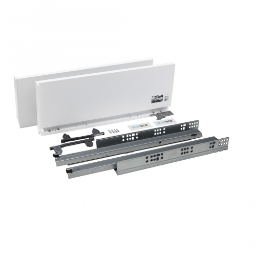 Система ящиков Slimbox AKS L-500 H=175 белый PUSH TO OPEN ДСП 16мм_3