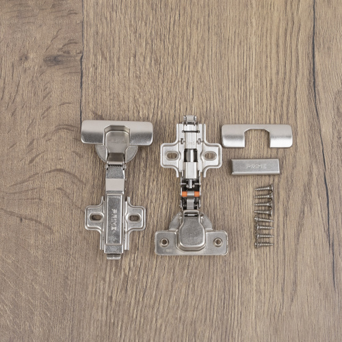 Петля накладная с доводчиком 45мм h0 clip-on PRIME by AKS (саморезы, заглушки) (упак. = 2 шт.)_6