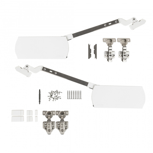 Подъемный механизм верхний LD с доводчиком на две двери PRIME by AKS ZEVS белый_3