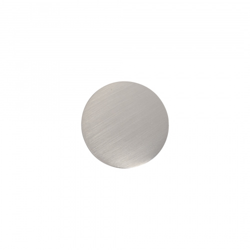 Ручка меб. кнопка мет. UNITY, шлифованная сталь, AKS_4