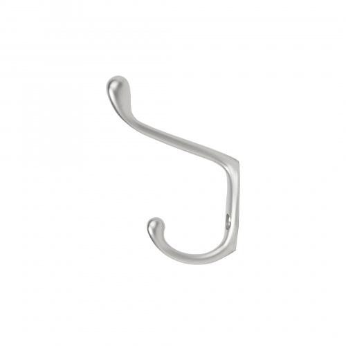 Крючок меб. двухрожковый мет. VIOL хром матовый AKS_3