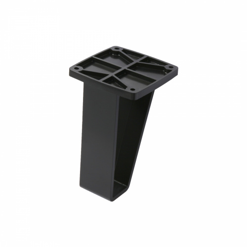 Опора меб. пласт. В-18 h130 черный AKS_1