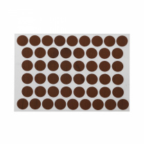 Заглушка самоприлипающая к конфирматам яблоня темная (163) AKS (лист-50шт.) фотография