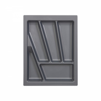 Лоток для столовых приборов 400 VERSO (330*430), металлик РП