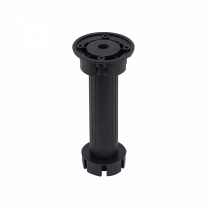 Опора кухонная пласт. h150 трехсоставная, черный AKS (1 уп. = 200 шт.) фотография