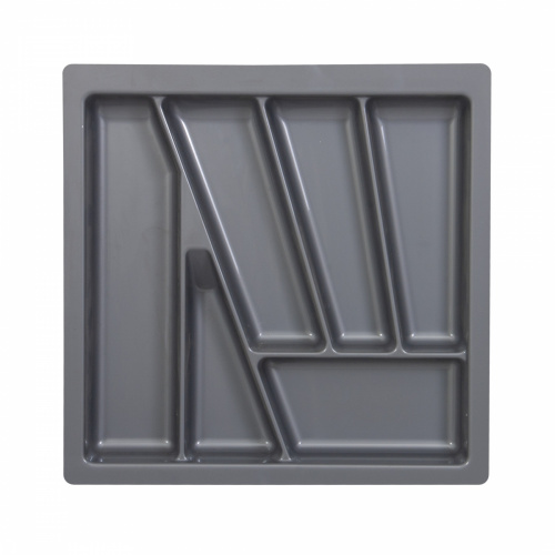 Лоток для столовых приборов 500 VERSO (430*430), металлик РП_1
