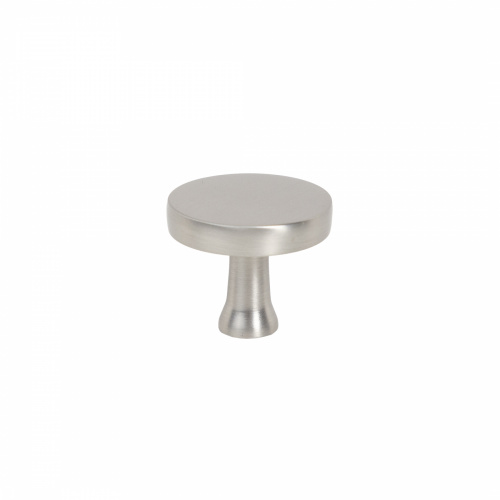 Ручка меб. кнопка мет. UNITY, шлифованная сталь, AKS_1