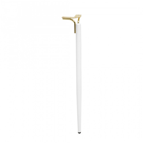 Опора меб. DIANA h725, белый матовый/золото (1 упак. = 4 шт.) AKS_3