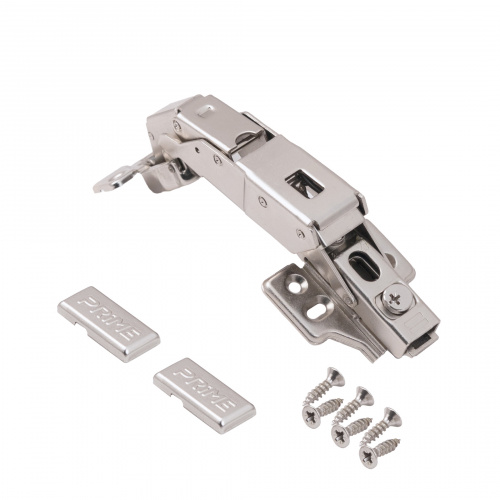 Петля 165° накладная с доводчиком 45мм h0 clip-on PRIME by AKS (саморезы, заглушки) 0-е вхождение (упак. = 2 шт.)_4