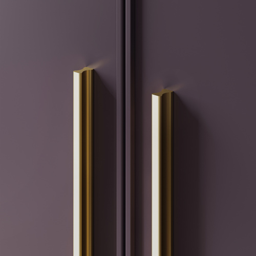 Ручка меб. скоба алюм. SERENE 64/87 черный матовый, AKS_7