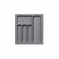 Лоток для столовых приборов 500 PIXEL 435*485, серый AKS фотография