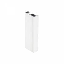 Профиль алюминиевый SENATOR белый гляней вертик. узкий кваттро АЛЮТЕХ (L-5300) ( 000.163-02. RAL9016 )