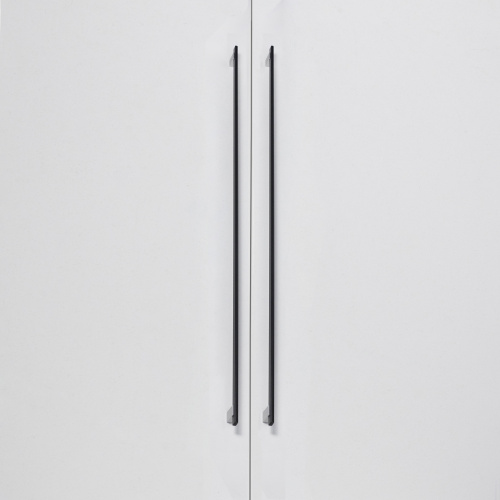 Ручка меб. скоба алюм. MOONLIGHT 944/1000 черный матовый+матовый хром, AKS_5