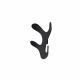 Крючок меб. четырехрожковый мет. KORAL черный матовый AKS_preview_1