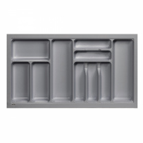 Лоток для столовых приборов 900 BASIC 830*485, серый AKS фотография