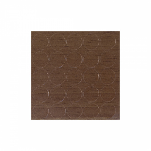 Заглушка самоприлипающая к эксцентрику орех экко (20350) FOLMAG (лист-28шт.)_1