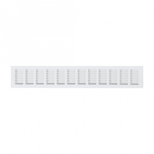 Решетка вентиляционная 480х80мм белая алюминий AKS_3