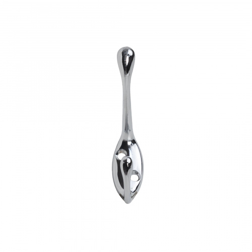 Крючок меб. двухрожковый мет. VIOL хром AKS_4