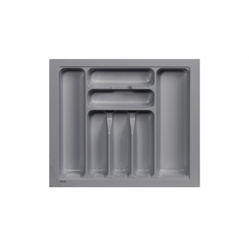 Лоток для столовых приборов 600 BASIC 540*485, серый AKS_1