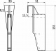 Держатель для делителя поперечного Slimbox AKS белый_preview_1