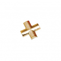 Соединитель-крестик к декору Z-22, золото, РП фотография