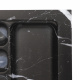 Лоток для столовых приборов 400 TR-05 (320～260*430～390*55), черно-серый мрамор AKS_preview_1