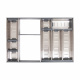 Вкладыш 60/400 шуфлядный металлический Organizer нержавеющая сталь (373*564*65) AKS_preview_1