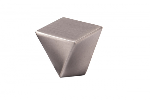 Ручка меб. кнопка мет. TECHNO инокс, AKS_3