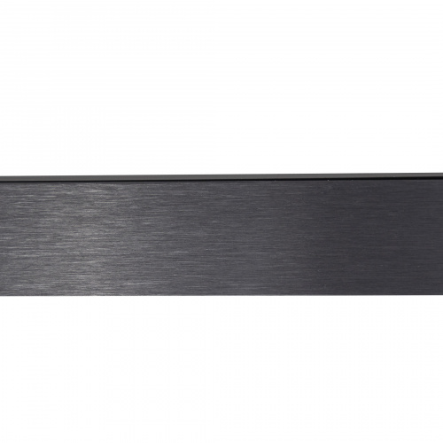 Штанга гардеробная прямоуг. FAME LUMI L-3000 с демпфером, черный браш AKS_4